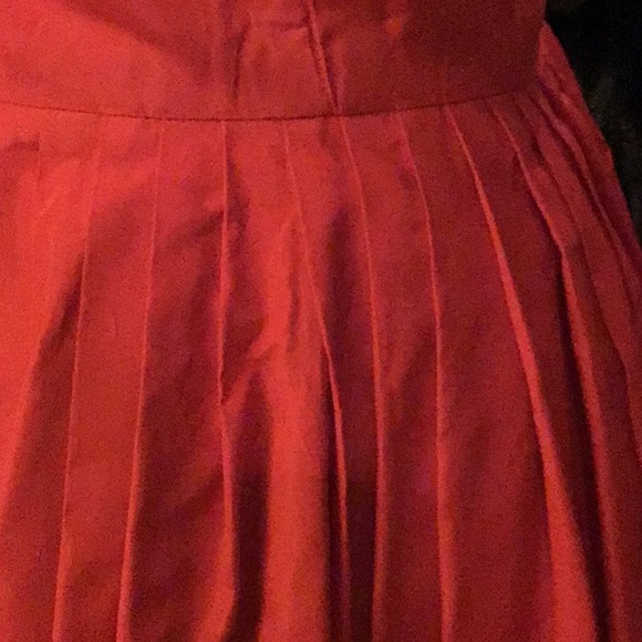 Vintage 1950’s Red Brocade Party Dress - Picture 13 of 16